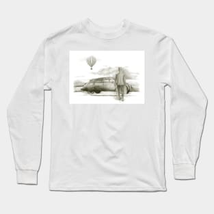 man with a veteran car Long Sleeve T-Shirt